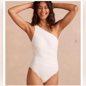 Summersalt Sidestroke White One-Piece Swimsuit - Never Worn Size 6